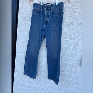 The Row Women’s Straight Blue Jeans